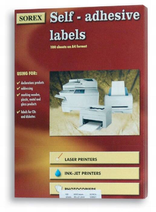 ETIKETE KOMPJ.A4 70X48 (070048) SOR.