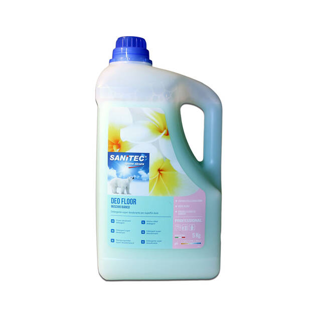 DEO FLOOR MUSCHIO BIANCO ZA ČIŠĆ.PODOVA & OSVJEŽ. 5KG SANITEC