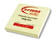 BLOK POST IT 75X75 100/1 ŽUTI FORTUNA 3654-01