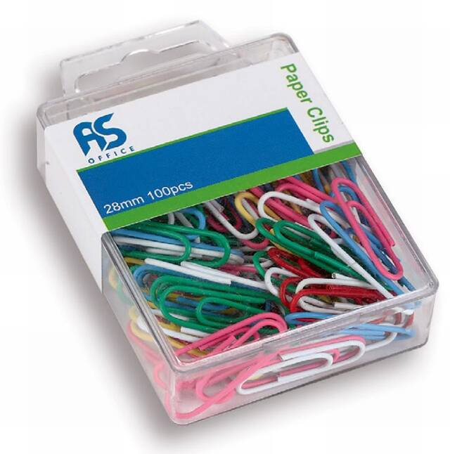 SPAJALICE U BOJI 28MM 100/1 AS0507C AS OFFICE