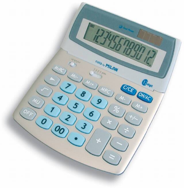 KALKULATOR STOLNI 12 ZNAMENKI 152512BL MILAN EU