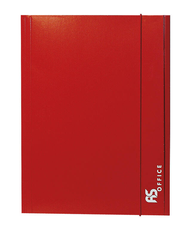 FASCIKLA S GUMOM CRVENA AS OFFICE