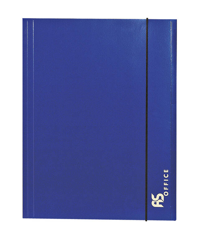 FASCIKLA S GUMOM PLASTIFICIRANA PLAVA AS OFFICE