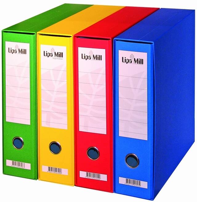 REGISTRATOR A4 ŠIROKI CRVENI 02394 LIPA MILL