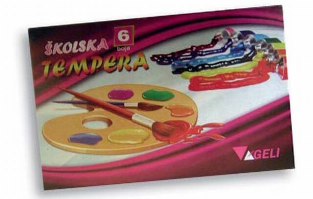 BOJICE TEMPERE 6/1 16ML ALUM.TUBA VAGELI