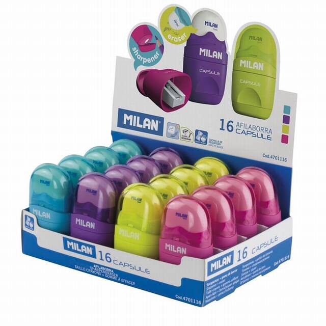 ŠILJILO+GUMICA U KAPSULI ''CAPSULE'' 4701116 MILAN