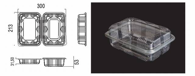 PET POSUDA 150*212*81 MM 400/1 L-080-Y 1000 GR FIMA
