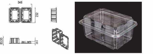 PET POSUDA 175*233*111 MM 300/1 L-120Y 2000 GR FIMA