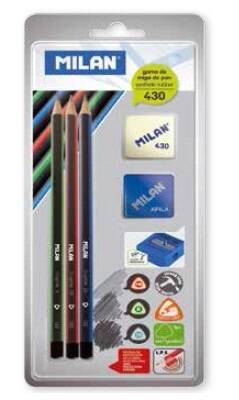 BLISTER 3XOLOVKA SUHA+GUMICA ZA BRISANJE BYM10290,BYM10344 MILAN