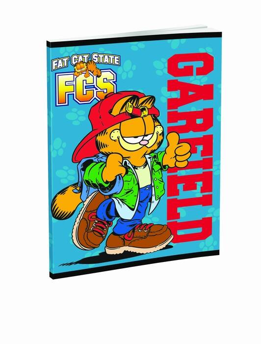 BILJEŽNICA A5 52 LISTA KARO GARFIELD