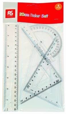 GEOMETRIJSKI SET 20CM AS2028-20 AS SCHOOL