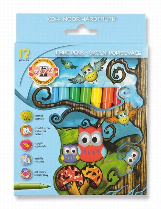 FLOMASTERI 12/1 771012AB02KS KOHINOR