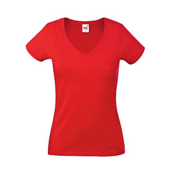 Ženska T-shirt majica Valueweight V Izrez (boja) 165 gr