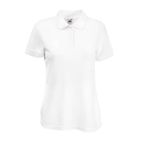 Ženska polo majica Lady Fit 65/35 - 170g bijela 