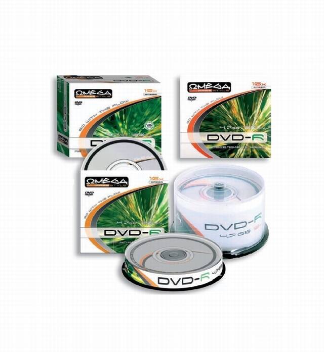 DVD-R 4,7GB 16XCAKE 50/1 40258, 56316 OMEGA FREESTYLE