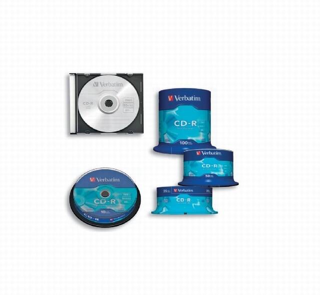 CD-R 700MB 52X EXTRA PROT.CAKE 100/1 43411 VERBATIM