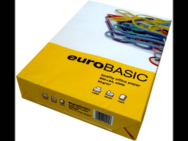 PAPIR C.A4 EUROBASIC 500/1 80 GR /EU  9002307004058