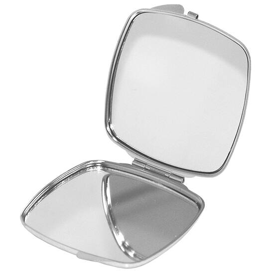 Ogledalce žensko duplo - zaobljeno