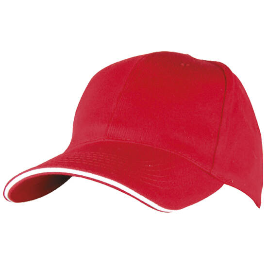 Kačket brušeni pamuk - crveni