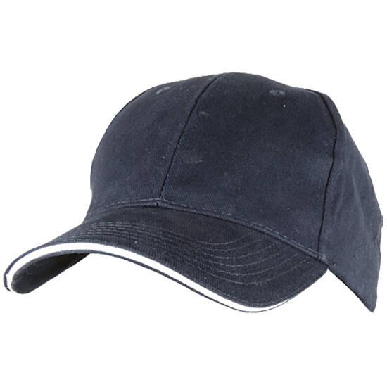 Kačket brušeni pamuk - tamno plavi