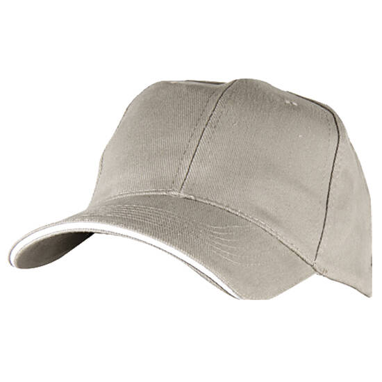 Kačket brušeni pamuk - sivi