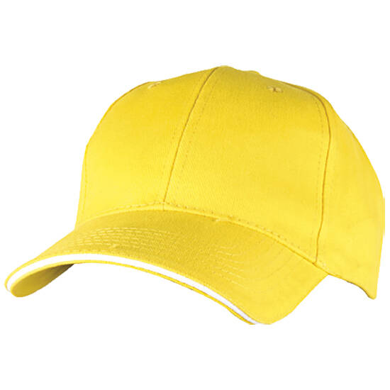 Kačket brušeni pamuk - žuti