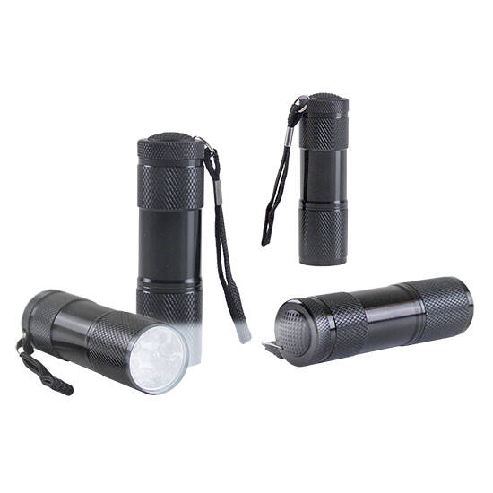 Baterijska lampa crna ROBIN