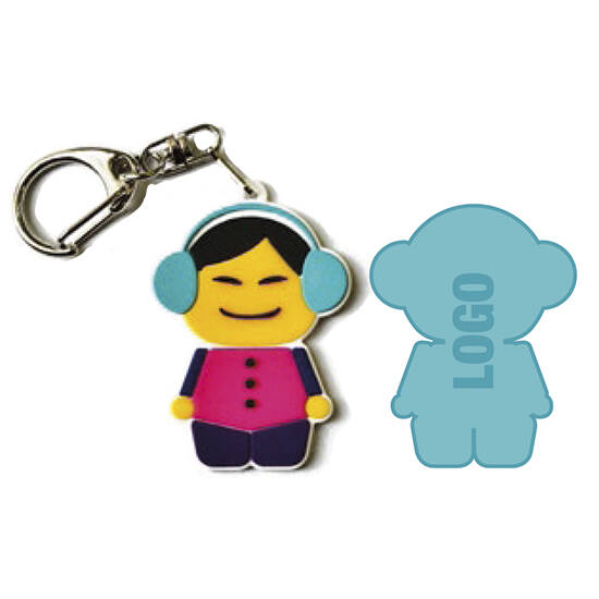 Privjesak za ključeve od PVC materijala - po narudžbi i dizajnu kupca