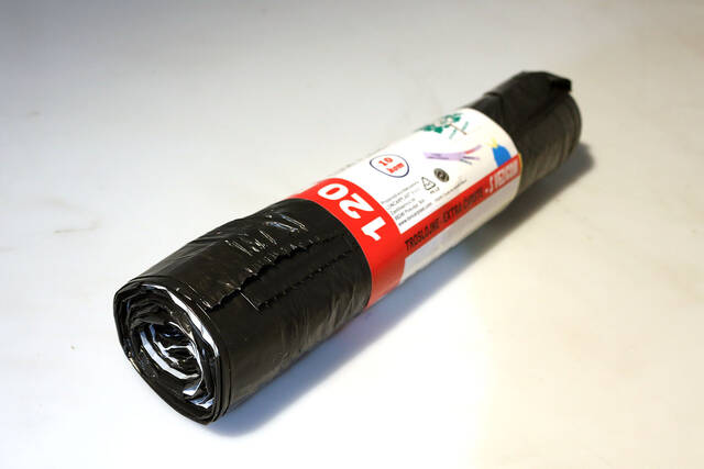 VREĆA ZA SMEĆE 120L 10/1 SA VEZICOM CRNE