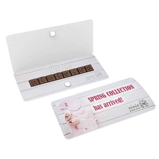 Čokolada s porukom, 1 red u kuverti 0601/0601S
